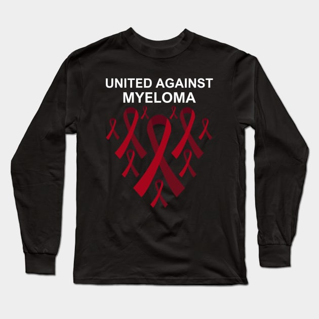 United Against Myeloma Long Sleeve T-Shirt by MtWoodson